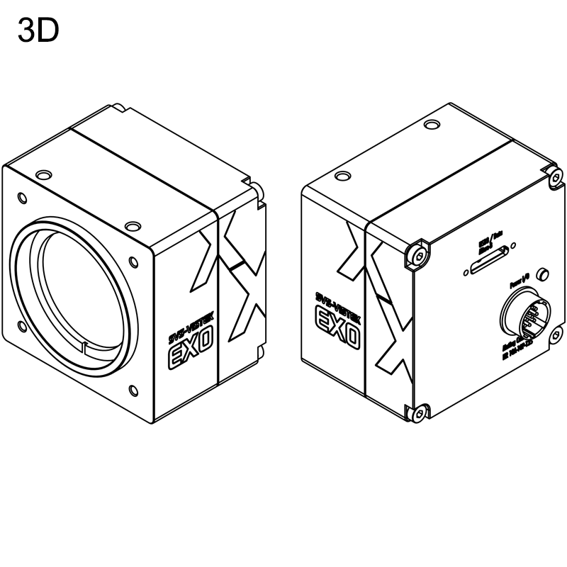 exo387CU3 3D 设计图（所有尺寸以毫米为单位）